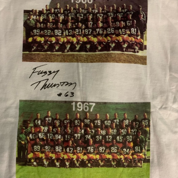 NFL Green Bay Packers Men’s Size XXL Team Picture Screen Print Tee 1966 1967 - Picture 7 of 8